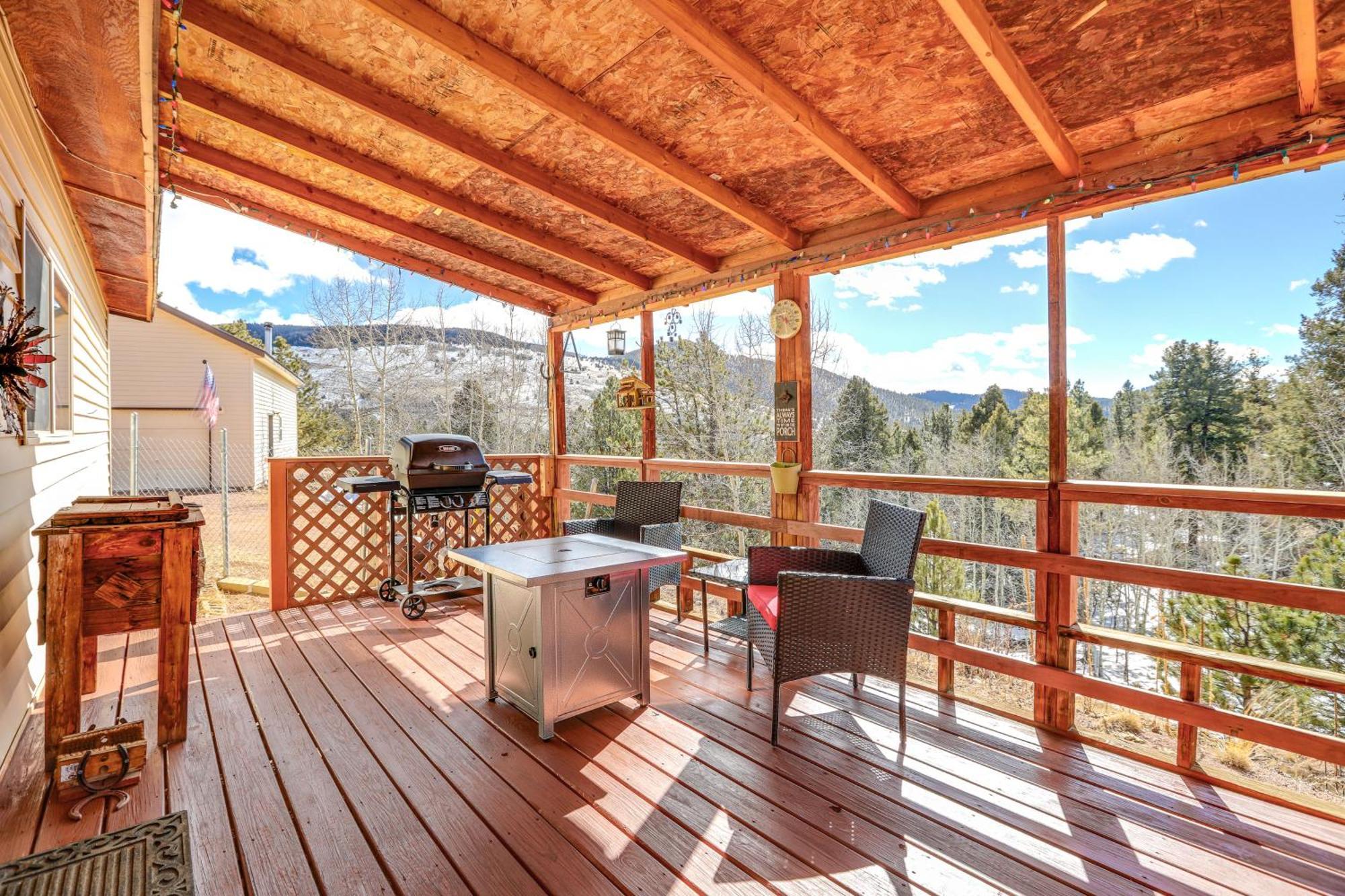 Colorado Vacation Rental With Deck And Mtn Views Cripple Creek Eksteriør billede