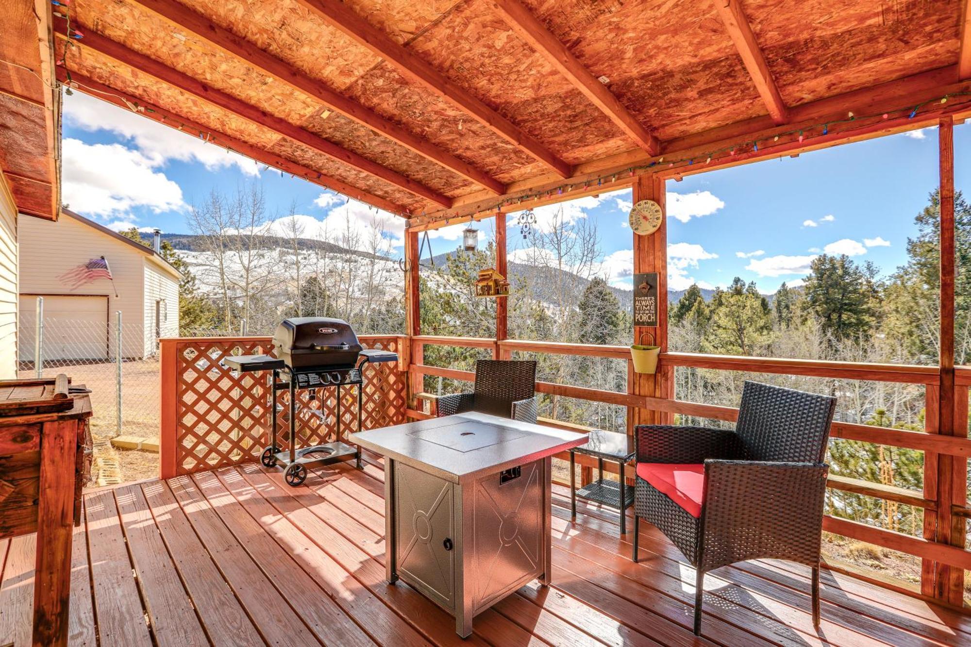 Colorado Vacation Rental With Deck And Mtn Views Cripple Creek Eksteriør billede